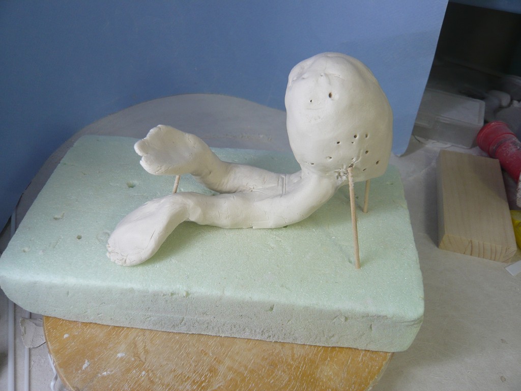 ボディーボード人形（還暦・退官記念）の制作過程-01