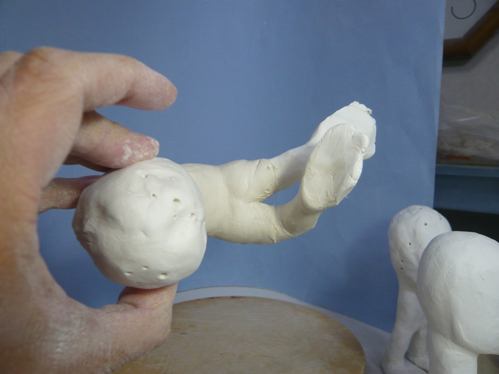 ボディーボード人形（還暦・退官記念）の制作過程-03