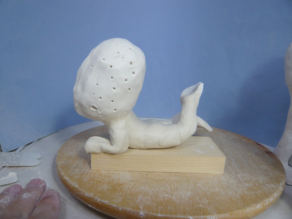 ボディーボード人形（還暦・退官記念）の制作過程-04