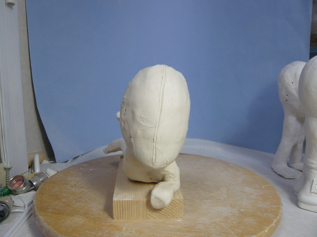 ボディーボード人形（還暦・退官記念）の制作過程-06